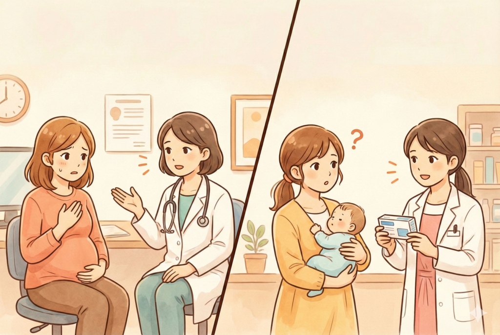 妊娠中・授乳中の服用について