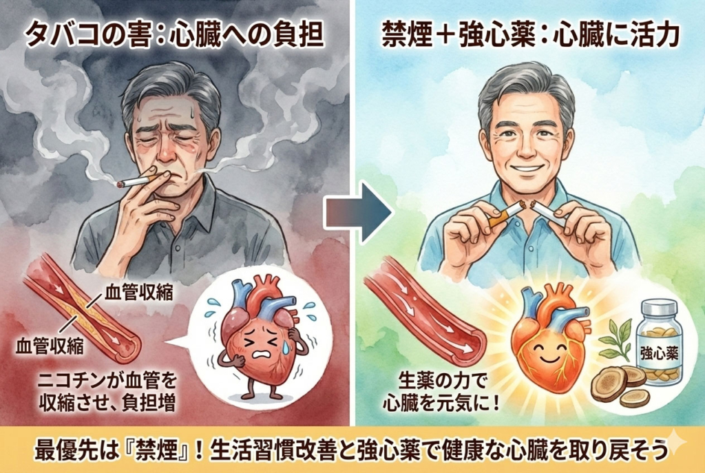 禁煙は心臓病リスクを激減させる最優先事項