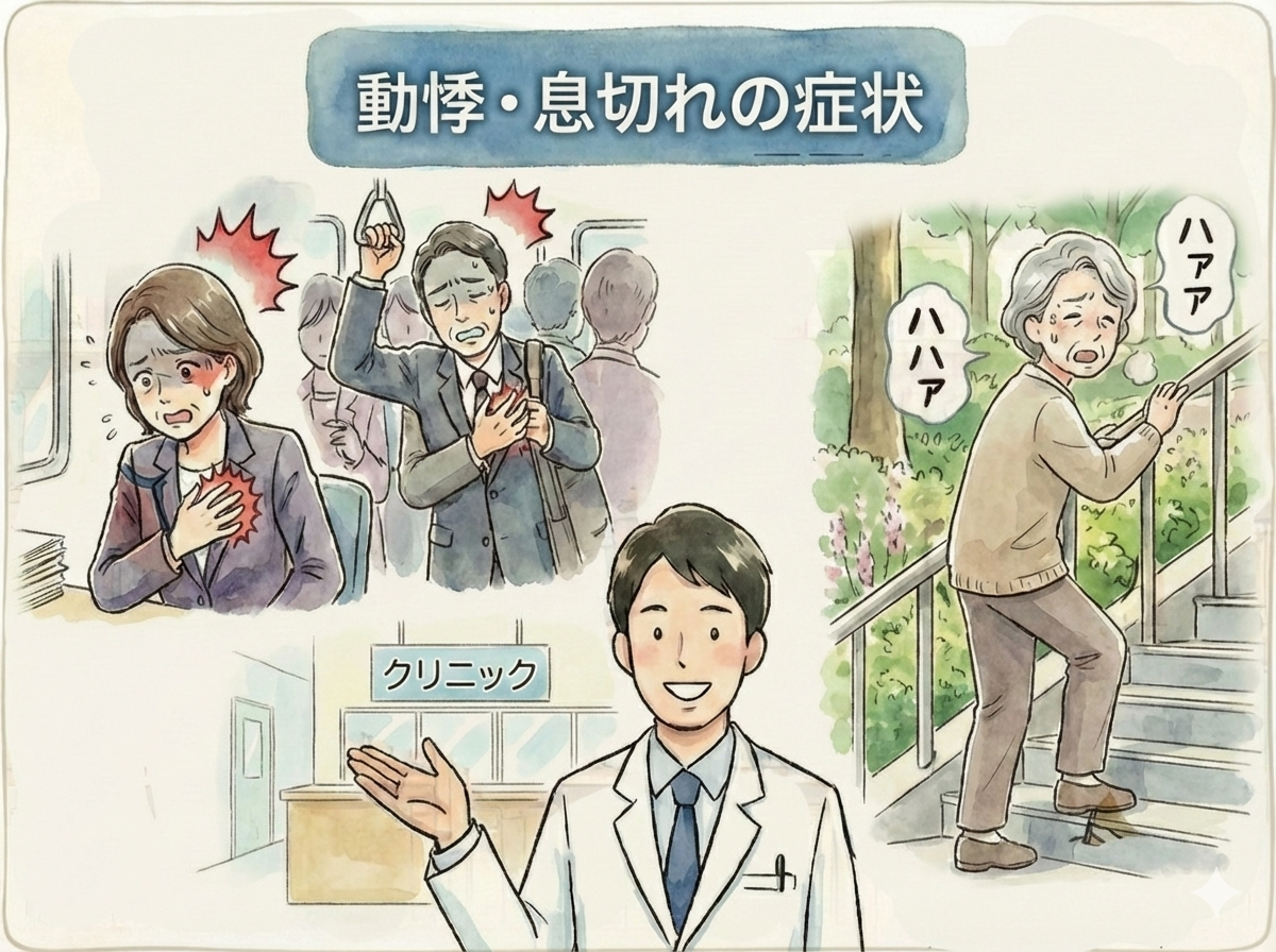 動悸・息切れのとは？