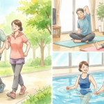 動悸・息切れ予防に効く運動｜ウォーキングやストレッチの目安