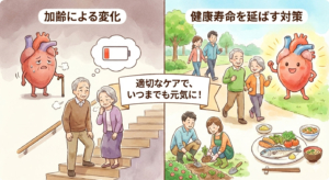 加齢による動悸・息切れ｜「歳のせい」で片付けない心臓ケアと脱水対策