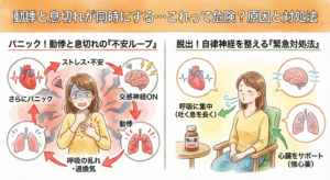 動悸と息切れが同時にする…これって危険?原因と対処法